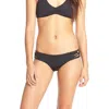 Becca 'twist & Turns' Bikini Bottoms In Black