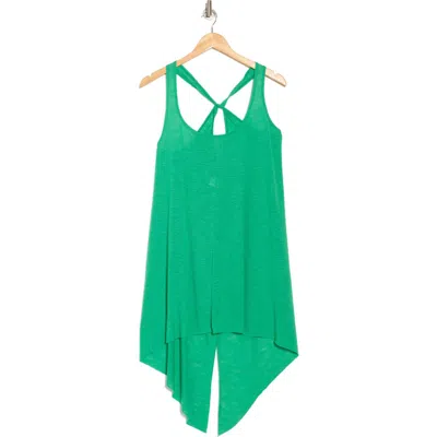 Becca Twist Back Asymmetric Hem Cover-up Dress