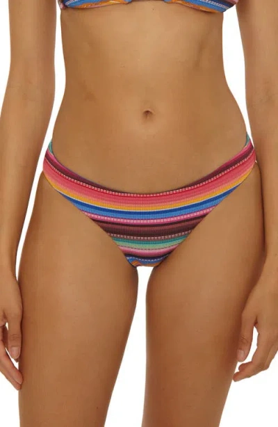 Becca Vallarta Reversible Hipster Bikini Bottoms In Multi