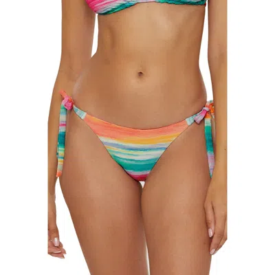 Becca Verano Side Tie Bikini Bottoms In Multi