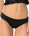 Becca Women's America Bikini Bottom In Prairie Rose Black In Multi