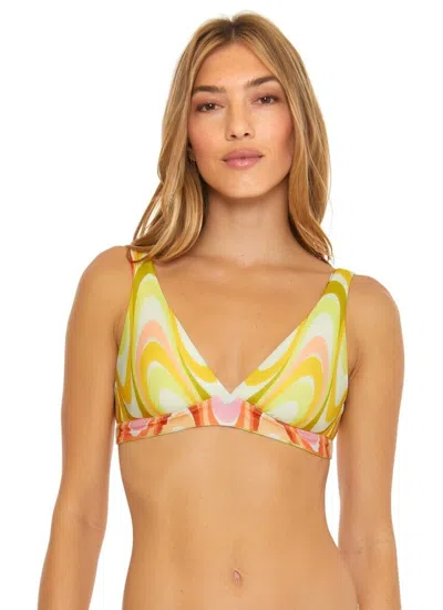 Becca Women's  Whirlpool Elliana Multi Swirl Reversible Halter Top Erk1045