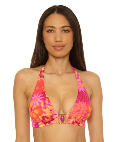 BECCA WOMEN'S COPACABANA HALTER BIKINI TOP