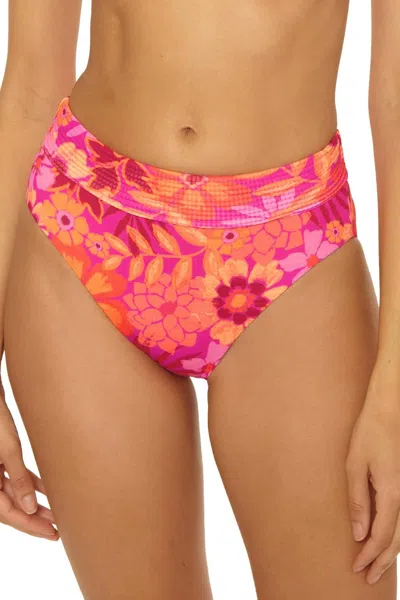 Becca Women's High Waist Bikini Bottom In Multicolor