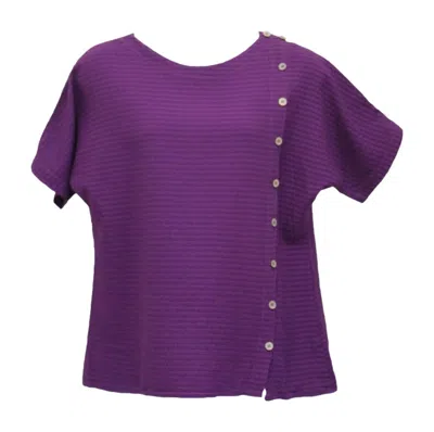 Becca Women's Mirage Cotton Top In Purple