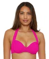 Becca Color Code Underwire Bikini Top In Azalea