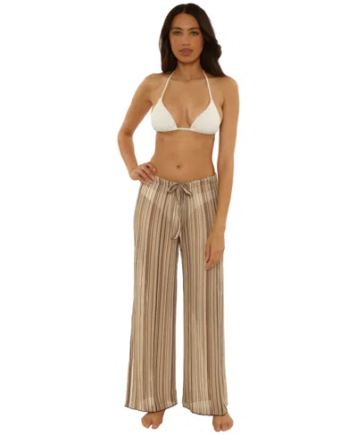Becca Women's Seaside Crochet Pants In Brown