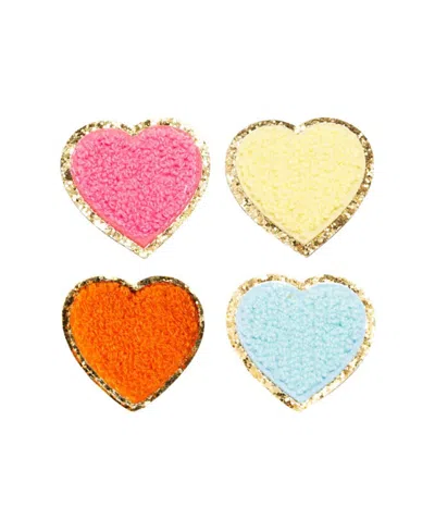 Becco Bags Chenille Sparkle Hearts Patch Pack - Baby, Little Kid, Big Kid In Multi Color
