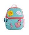 Becco Bags Hook & Loop Lux Backpack - Baby, Little Kid In Coral/splash