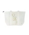 Becco Bags Hook & Loop Lux Tote Bag - Baby, Little Kid, Big Kid, Moms In Cream