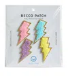 Becco Bags Lightning Bolts 4-piece Patch Set