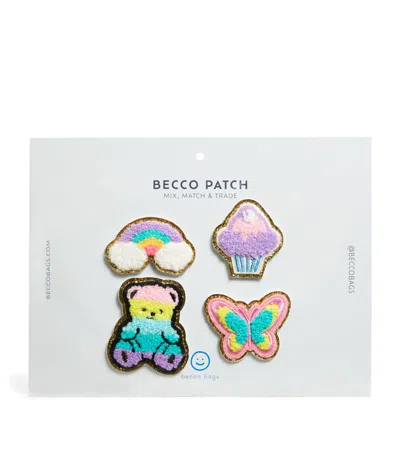 Becco Bags Kids' Sweetie 4-piece Patch Set In Multi