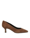 Beceleste Woman Pumps Brown Size 8 Leather