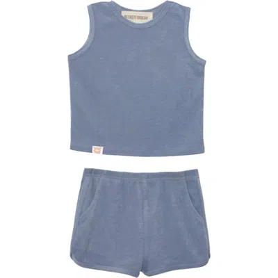 Beckett And Bear Babies'  Axel Sleeveless Two Piece Set In Black