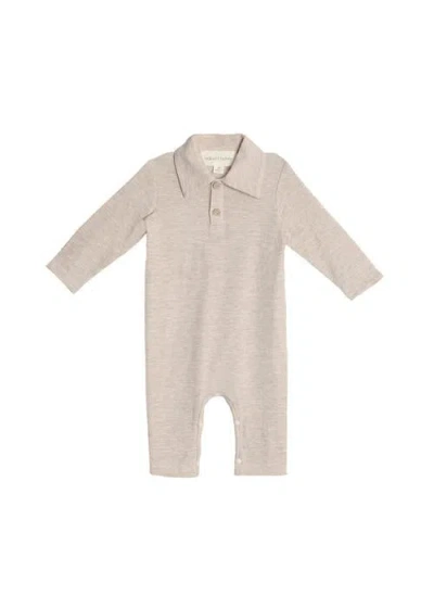 Beckett And Bear Babies'  Millie Brothers Romper In Neutral