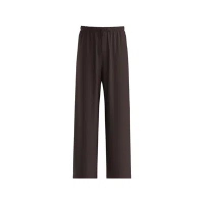 Beckham X Boss Drawstring Trousers In Brown