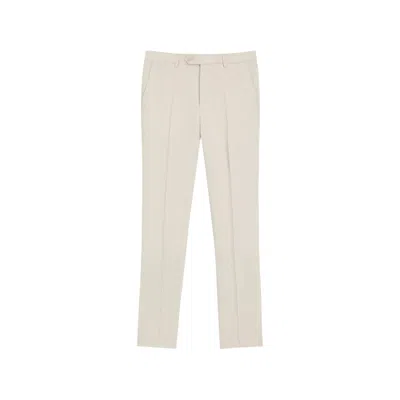 Beckham X Boss Straight-leg Trousers In Neutral
