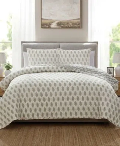 Becki Owens Alba Floral Quilt Sets In White