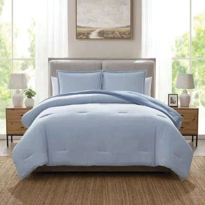 Becki Owens Details By  Ryan Stripe Cotton Comforter Set In Blue