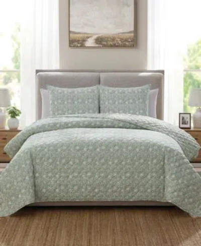 Becki Owens Tahna Floral Quilt Sets In Gray