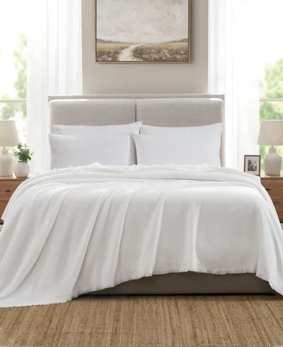 Becki Owens Woven Oversized Blanket, King In White