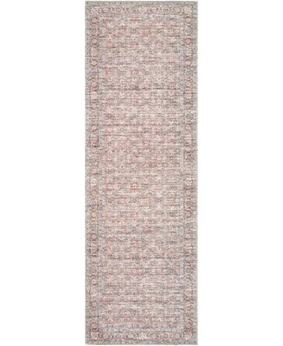 Becki Owens X Livabliss Aureta Machine Washable 918244 2'7" X 7'10" Runner Area Rug In Mauve
