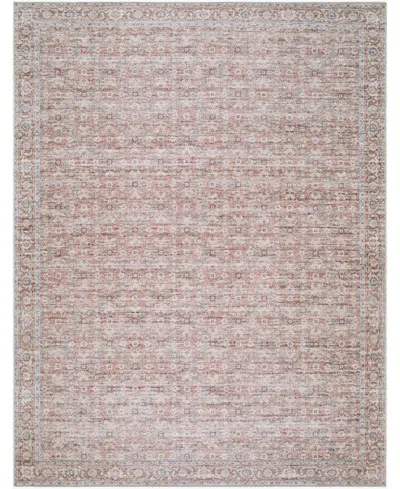 Becki Owens X Livabliss Aureta Machine Washable 918244 7'10" X 10' Area Rug In Mauve