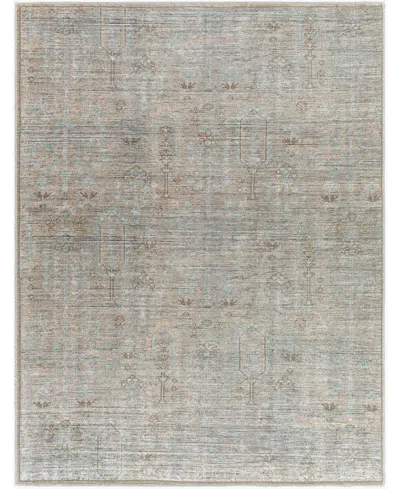 Becki Owens X Livabliss Darling Machine Washable 527931 5'3" X 7' Area Rug In Taupe,ice Blue