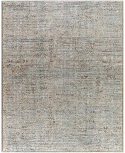 Becki Owens X Livabliss Darling Machine Washable 527931 7'7" X 9'6" Area Rug In Taupe,ice Blue