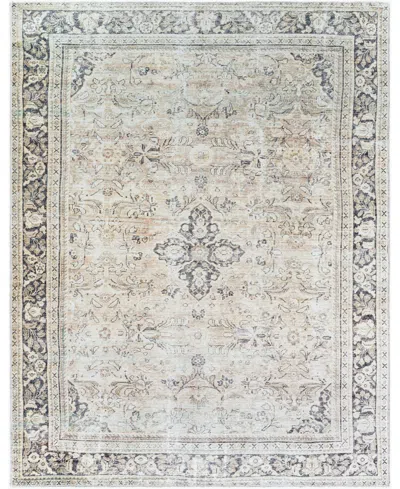 Becki Owens X Livabliss Darling Machine Washable 527947 7'7" X 9'6" Area Rug In Light Gray