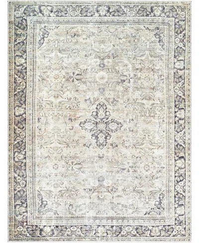 Becki Owens X Livabliss Darling Machine Washable 527947 8'10" X 12' Area Rug In Light Gray