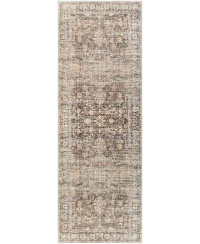 Becki Owens X Livabliss Marlene 490033 2'7" X 7'3" Runner Area Rug In Dark Brown