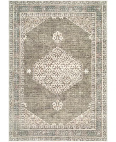 Becki Owens X Livabliss Midtown Machine Washable 89183 3'11" X 5'7" Area Rug In Olive