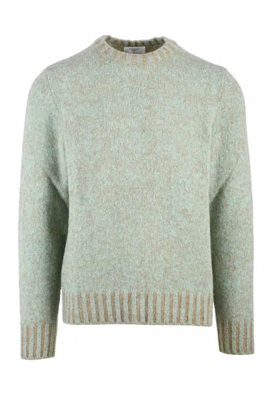 Become Crew Neck Sweater Green/brown
