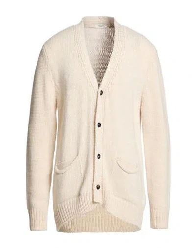 Become Man Cardigan Beige Size 44 Acrylic, Wool, Alpaca Wool, Viscose