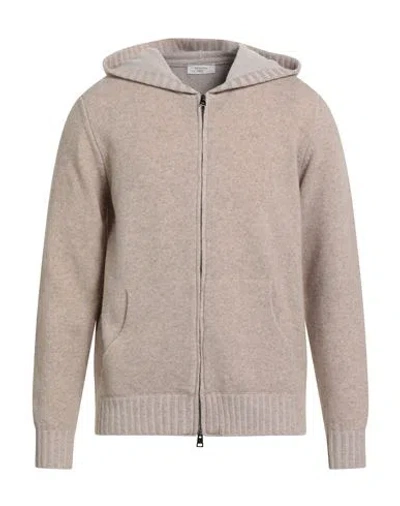 Become Man Cardigan Beige Size 44 Virgin Wool In Sand