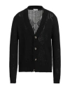 Become Man Cardigan Black Size 40 Acrylic, Polyamide, Wool, Mohair Wool