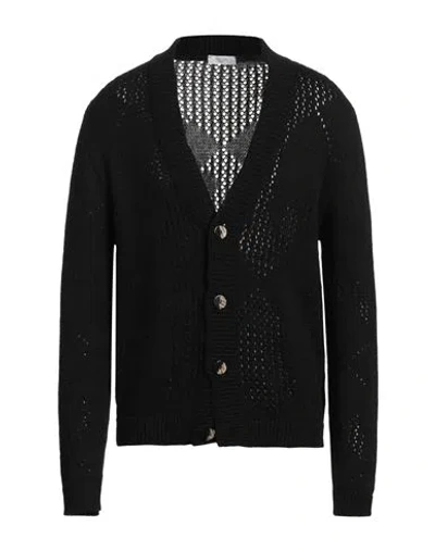 Become Man Cardigan Black Size 40 Acrylic, Polyamide, Wool, Mohair Wool