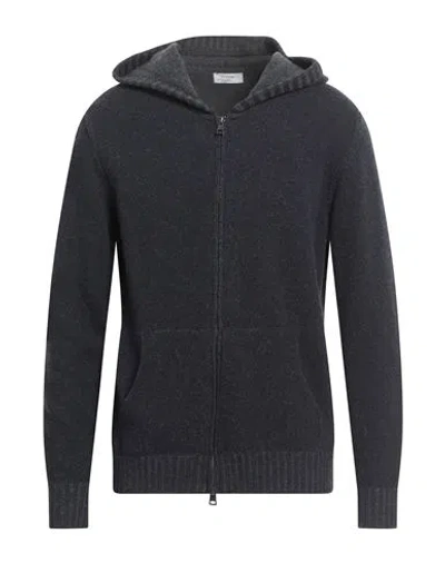 Become Man Cardigan Slate Blue Size 44 Virgin Wool