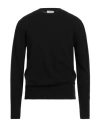 Become Man Sweater Black Size 46 Wool, Polyamide In Black