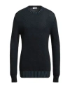 Become Man Sweater Deep Teal Size 36 Acrylic, Merino Wool, Wool, Viscose In Green