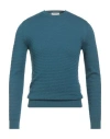 Become Man Sweater Deep Teal Size 44 Merino Wool, Acrylic In Green