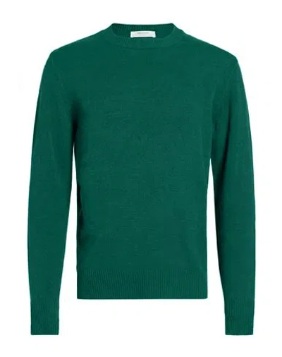 Become Man Sweater Green Size 40 Wool, Polyamide