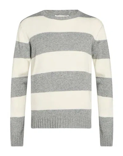 Become Man Sweater Grey Size 38 Merino Wool, Viscose, Polyamide, Cashmere