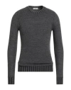 Become Man Sweater Grey Size 40 Acrylic, Merino Wool, Wool, Viscose In Gray