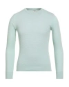 Become Man Sweater Light Green Size 38 Cotton