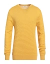 Become Man Sweater Marigold Size 44 Merino Wool, Acrylic In Yellow