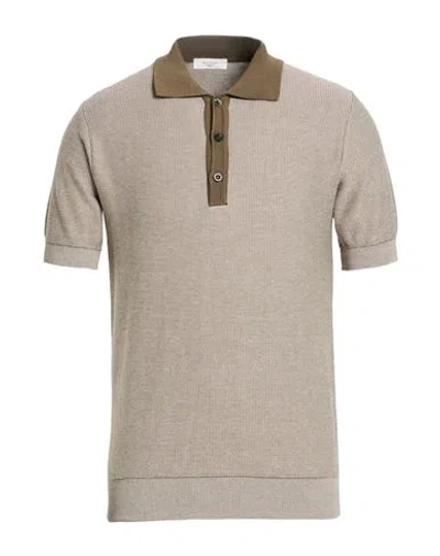 Become Man Sweater Military Green Size 40 Cotton In Neutral