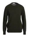 Become Man Sweater Military Green Size 44 Wool, Polyamide