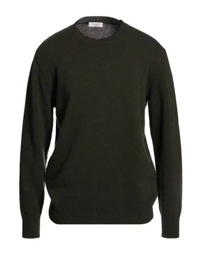 Become Man Sweater Military Green Size 44 Wool, Polyamide